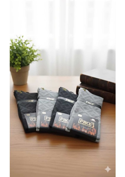 Pamuk Erkek Havlu Çorap Dikişsiz 4'lü Paket modelleri