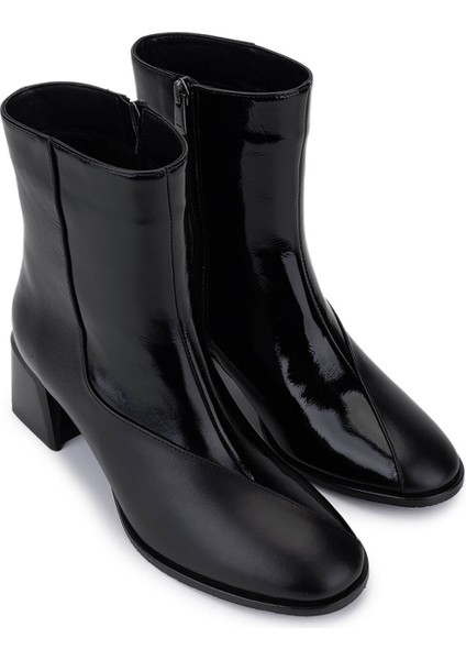 Kadın Hakiki Deri Siyah Topuklu Bot 1132 150 Bn Bot SK25-26 Sıyah Dr/rgn fiyatları