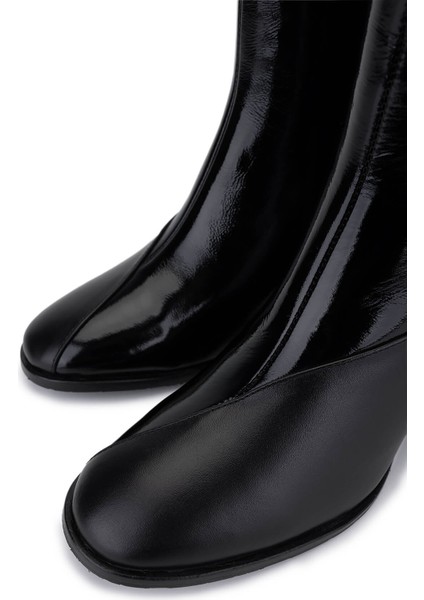 Kadın Hakiki Deri Siyah Topuklu Bot 1132 150 Bn Bot SK25-26 Sıyah Dr/rgn modelleri