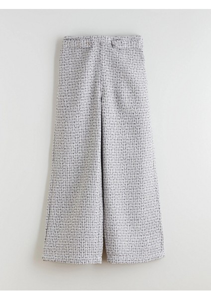 Lcw Kids Gri Beli Lastikli Tüvit Kız Çocuk Pantolon modelleri