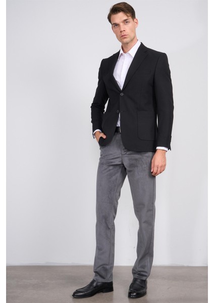 C.k 9246 Mnt Erkek Kadife Pantolon Gri No 10