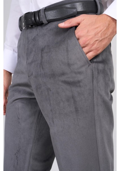 C.k 9246 Mnt Erkek Kadife Pantolon Gri No 10 modelleri