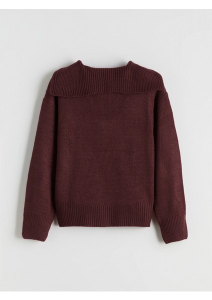 Lcw Kids Mürdüm Polo Yaka Kız Çocuk Kazak modelleri