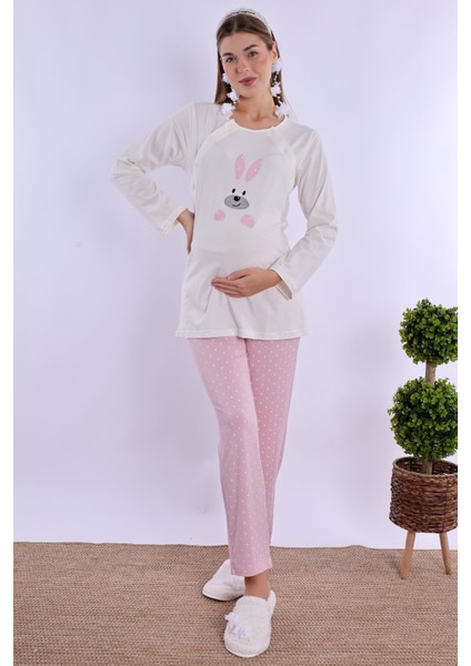 Pembe Hamile Lohusa Pijama Takımı indirimleri