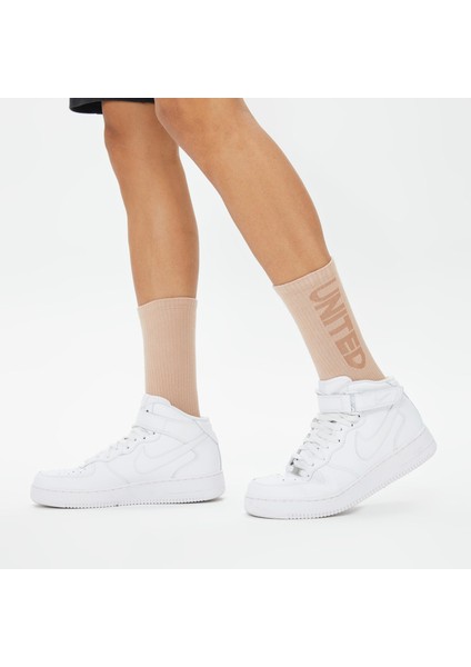 Unıted4 Unisex Gri/krem 3'lü Çorap fiyatları