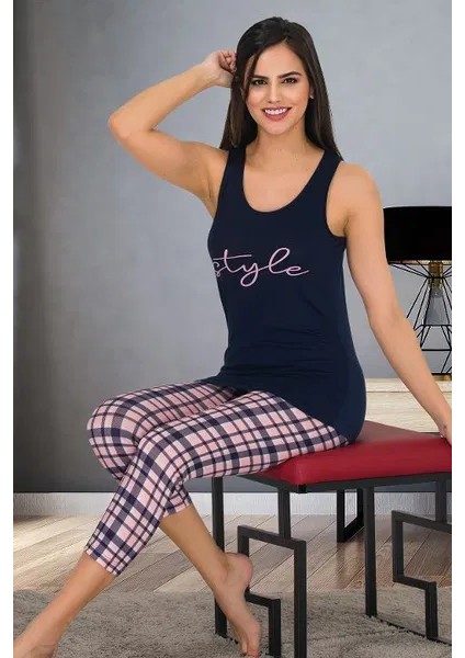 Lady Kapri Askılı Pijama Takımı
