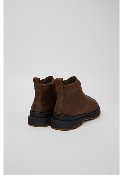 Erkek Brutus Deri Bot - Koyu Kahverengi fiyatları