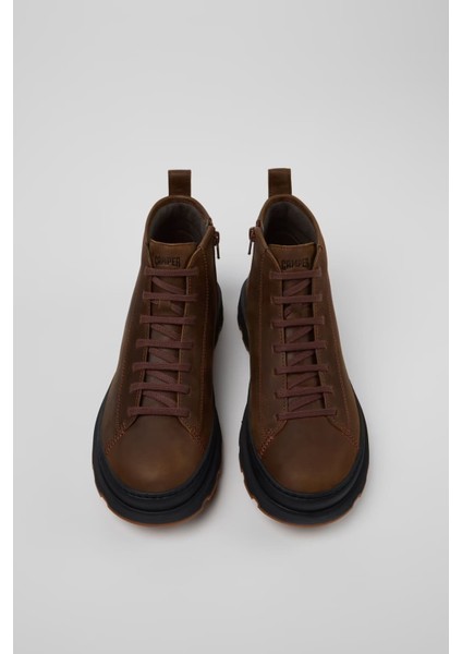 Erkek Brutus Deri Bot - Koyu Kahverengi modelleri