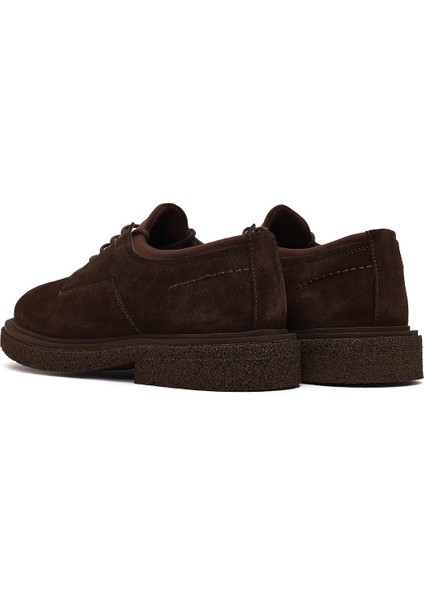 Erkek Kahverengi Bağcıklı Süet Deri Casual Ayakkabı 25WFD720110 indirimleri