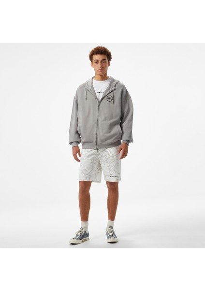 Unıted4 Erkek Gri Oversize T-Shirt modelleri