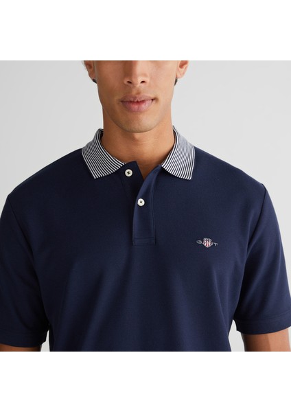 Erkek Lacivert Regular Fit Polo fırsatları