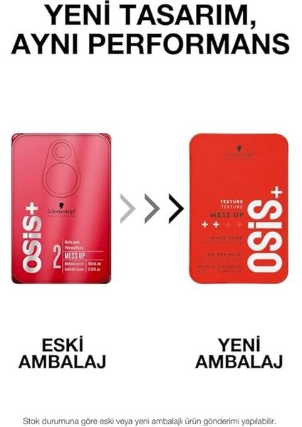 Osıs Mess Up 100 Mililitre Mat Gum Saç Şekillendirici modelleri