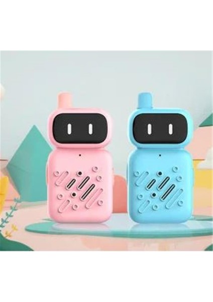 XJ15 Rechargeable Çocuk Walkie Talkie 1 Km Sarı Pmrtelsiz