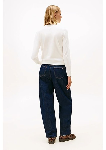 Kadın Essential Slim Fit Balıkçı Yaka Kazak - Kırık Beyaz modelleri