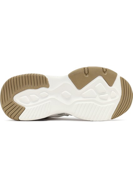 Kadın Bej Bağcıklı Kalın Tabanlı Sneaker 25AFD494214 fırsatları