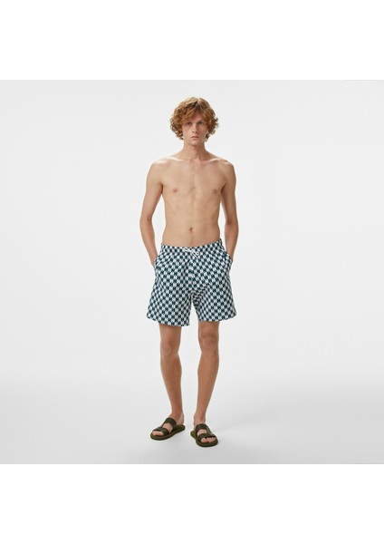 Erkek Yeşil Deniz Şortu