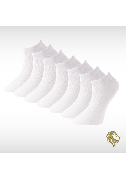 Bambu Erkek 7’li Patik Düz Siyah Çorap Dikişsiz Premium Paket