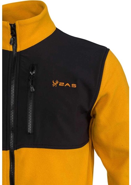 Cliff Erkek Parçalı Ince Polar Sweatshirt Hardal fiyatları