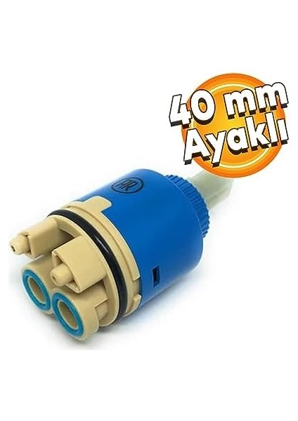 Batarya Kartuşu 40 mm Ayaklı Aç Kapa Musluk Çeşme Kartuşu modelleri