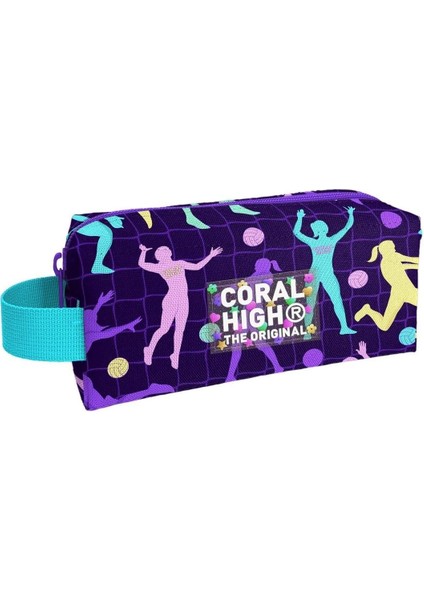 Mor Voleybol Tek Bölmeli - Kız Çocuk Çantası