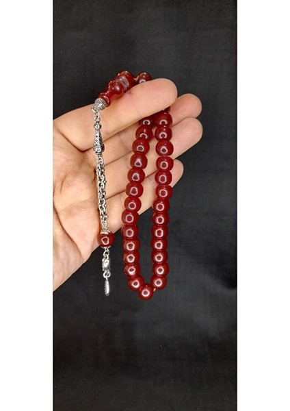 Çubuk Kehribar Tesbih Basık Model Kahverengi T-436 indirimleri