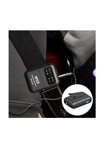 2.4ghz Kablosuz Kulaklık Monitör Iletim Sistemi Şarj Edilebilir Verici ve Alıcı Mono/stereo Anahtarı Kayıpsız Dijital Iletim Ses Kalitesi Düşük Gecikme Stüdyo Bant Provaları Canlı modelleri