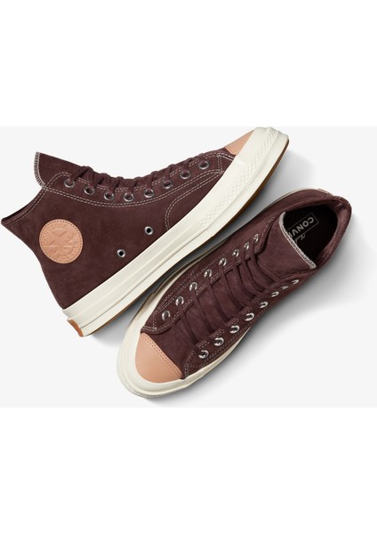 Chuck 70 Taylored Lux Unisex Kahverengi Deri SNEAKER.209
