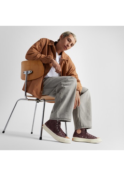 Chuck 70 Taylored Lux Unisex Kahverengi Deri SNEAKER.209