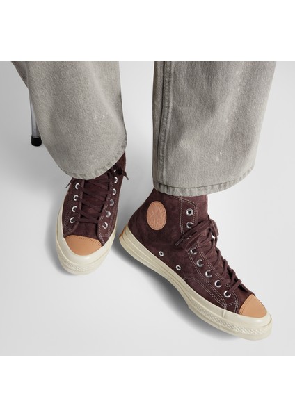 Chuck 70 Taylored Lux Unisex Kahverengi Deri SNEAKER.209