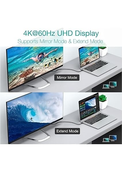 Force 100W Type-C To Type-C USB 3.1 Gen2 10 Gbps 4k@60hz Hızlı Şarj Data ve Görüntü Aktarım Kablosu Örgülü Gn (1 Metre) indirimleri