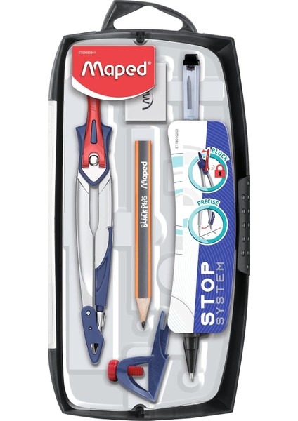 7'li Stop Sistem Pergel Seti