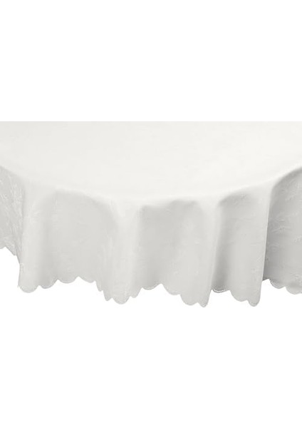 Ayana Yuvarlak Masa Örtüsü Ekru 150CM fiyatları