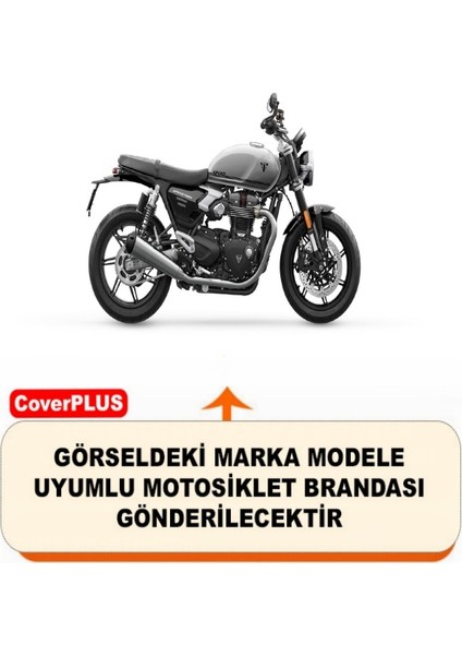 Triumph Speed Twin 1200 Rs Branda (Arka Çanta Uyumlu) Motosiket Brandası (Siyah Renk) Motor Örtüsü Çadır Su Geçirmez Motosiklet Kılıfı Motor Brandası fiyatları