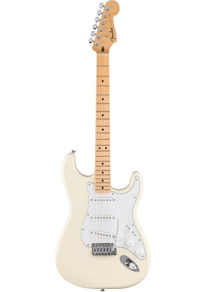 Standard Stratocaster Olympic White - Maple Elektro Gitar