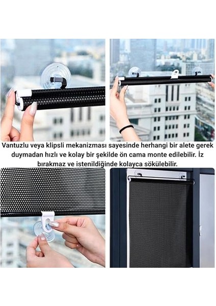 Otomatik Mekanızmalı 58X125CM Araç Ön Cam Güneşlik Araç Karavan Ofis Güneşlik Perdesi Geri Çekilebilir Oto Ön Cam Güneşlik Branda modelleri