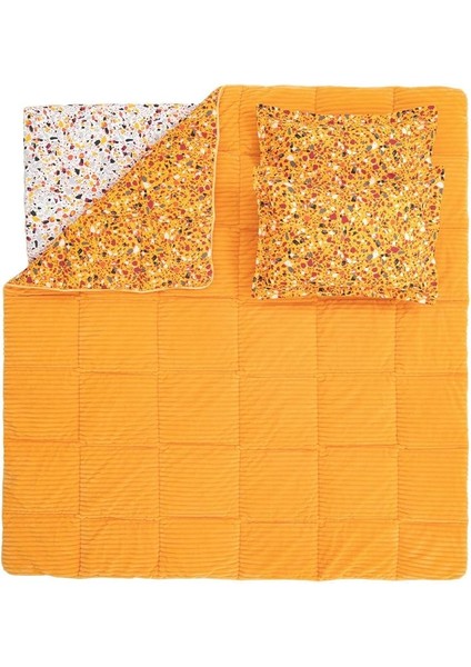 Terazzo Çift Kişilik Triola Uyku Seti Sarı fırsatları