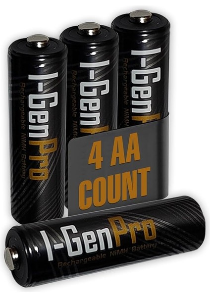 Pro P161 4 Adet Aa 2950 Mah Şarj Edilebilir Kalem Pil 1.2V Ni-Mh Şarjlı Pil