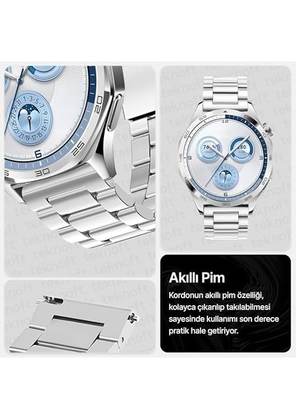 22MM ile Uyumlu Saatler Için Paslanmaz Çelik 46MM Baklalı Kordon (Gt5 Pro/gt5/gt4/ 4 Pro/gt3/gt3 Pro/gt2/gt2 Pro) Galaxy (Gear S3/ 46MM) fiyatları