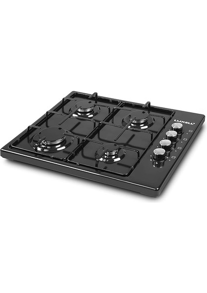 420F Emaye Doğalgazlı Setüstü Ocak, Siyah