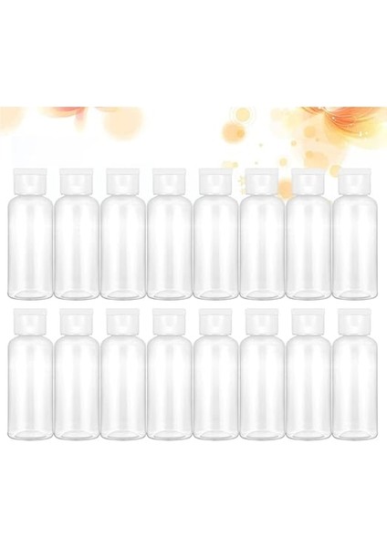 16 Adet Tuvalet Malzemeleri Için Seyahat Kapları Losyon Seyahat Kabı Tuvalet Malzemeleri Için Seyahat Şişeleri Kapaklı Kaplar Losyon Şişesi Beyaz Kozmetik Şişesi Istiridye Kabuğu modelleri