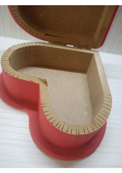 Ev Hediyesi Ofis Hediyesi Arkadaşa Doğum Günü Hediyesi Kalpli Ahşap Çok Amaçlı Saklama Kutusu fırsatları