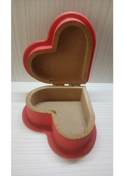 Ev Hediyesi Ofis Hediyesi Arkadaşa Doğum Günü Hediyesi Kalpli Ahşap Çok Amaçlı Saklama Kutusu indirimleri