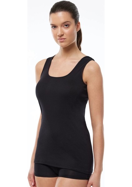 Mdb Star 711 Ribana Kalın Askılı Bayan Atlet