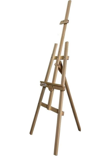 175 cm Ahşap Çam Resim Şovelesi Ressam Sehpası Ayarlanabilir Artlantis Resim Şövalyesi 1 Adet