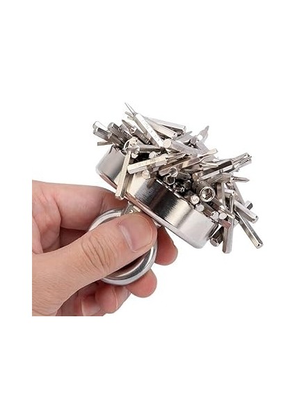 Magneteksan Çok Güçlü Deniz Mıknatısı - Fishing Magnet - Neodyum Daimi Çelik Mıknatıs - Halkalı Pot Mıknatıs - Nikel Kaplı - Paslanmaz - Kararma Yapmaz - Tuzlu Suya Dayanıklı (Ø48 mm (75KG)) indirimleri