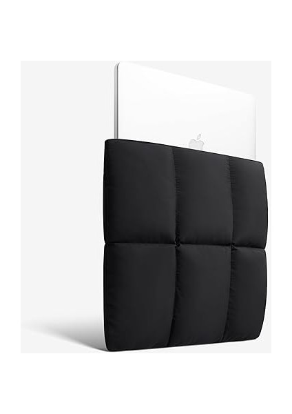 Kabarık Dizüstü Bilgisayar Kılıfı 13 Inç 14 Inç, Kapitone Puffer Laptop Taşıma Çantası, MacBook Air M3 2024 M2 M1 ile Uyumlu Yastık Kılıfı, MacBook Pro 13 Inç 14 Inç, Siyah modelleri