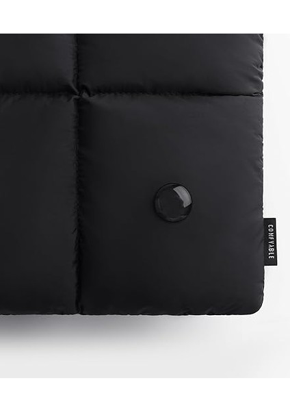 Kabarık Dizüstü Bilgisayar Kılıfı 13 Inç 14 Inç, Kapitone Puffer Laptop Taşıma Çantası, MacBook Air M3 2024 M2 M1 ile Uyumlu Yastık Kılıfı, MacBook Pro 13 Inç 14 Inç, Siyah indirimleri