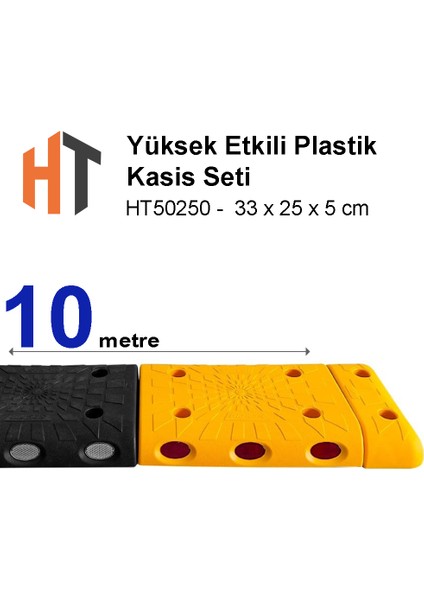 Yüksek Etkili Plastik Kasis Seti 33X25X5 cm 10 Metre