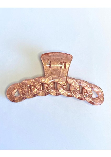 Simli Pudra Pembe Renk Zincir Model Mandal Toka 11 cm - Şık ve Dayanıklı modelleri