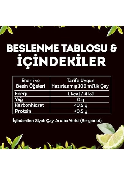 Lipton Earl Grey Dökme Bergamot Aromalı Siyah Çay Özel Seri 1000 gr fiyatları